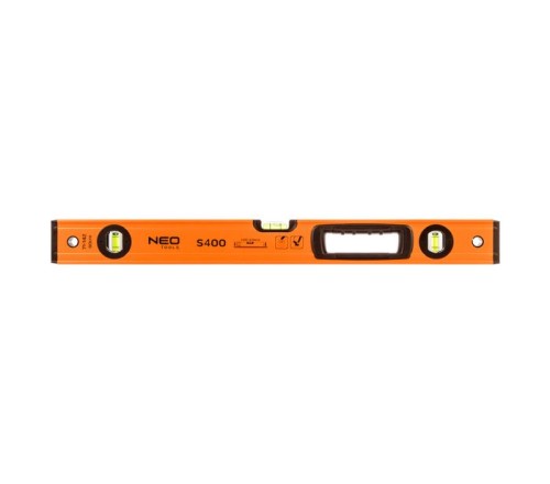 POZIOMNICA ALUMINIOWA S 400 3 LIBELLE 2 UCHWYTY 60CM