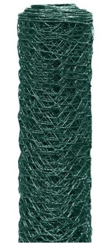 SIATKA HEKSAGONALNA W PCV DRUT 0.8MM 100CM*10MB OCZKO 13MM