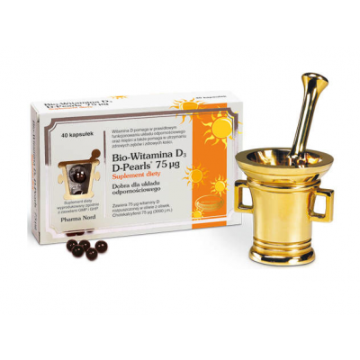 Bio-Witamina D3 D-Pearls 75 mcg - 40 kapsułek