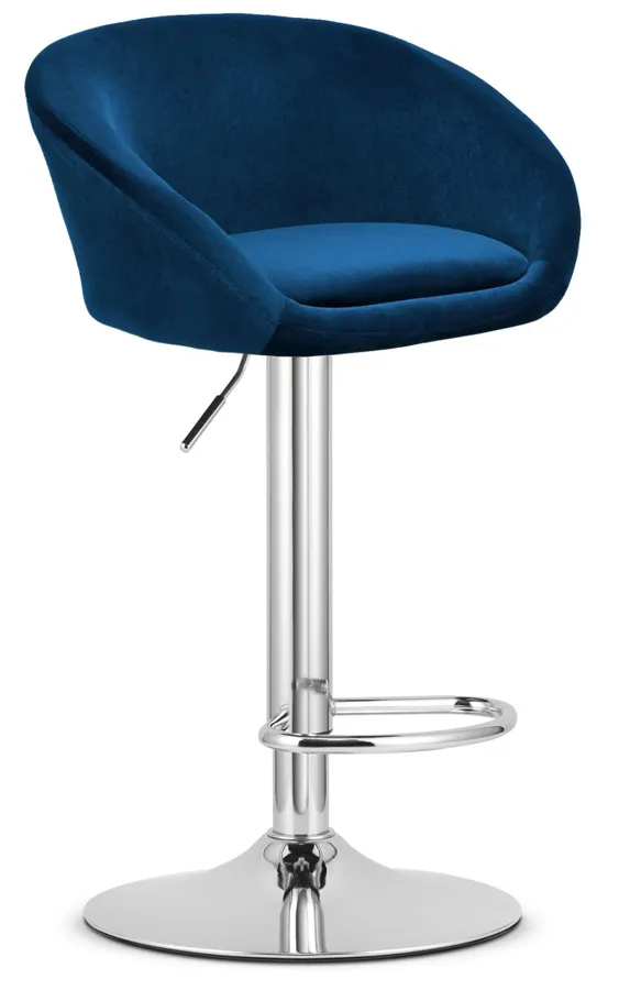 Granatowy hoker tapicerowany H2-T93