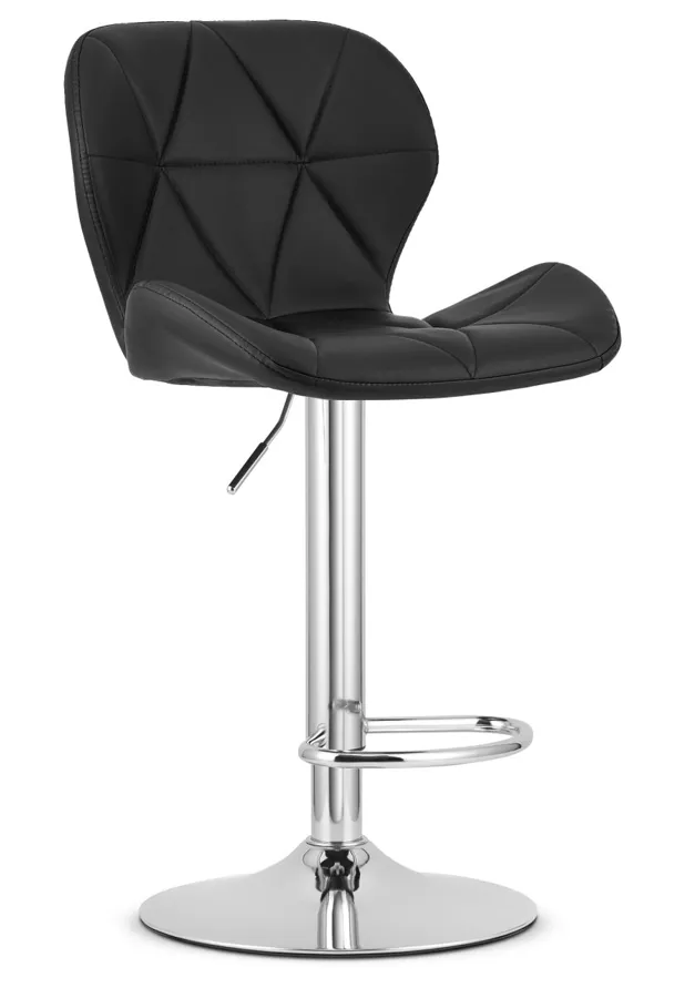 Czarny skórzany hoker K4-F08
