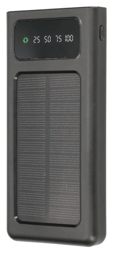 Extralink EPB-091 10000mAh Czarny Powerbank Solar Power bank, USB-C