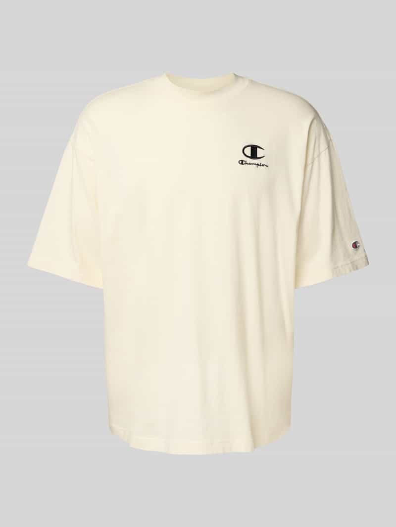 T-shirt o kroju relaxed fit z wyhaftowanym logo