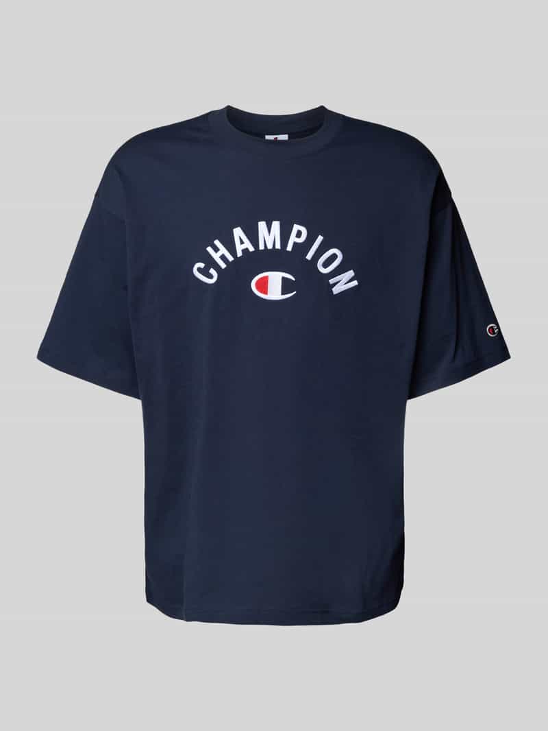 T-shirt o kroju relaxed fit z wyhaftowanym logo