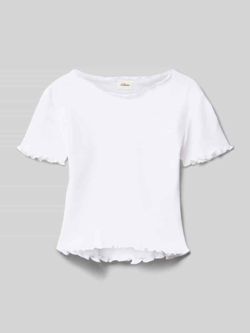 T-shirt o kroju Slim Fit z czystej bawełny