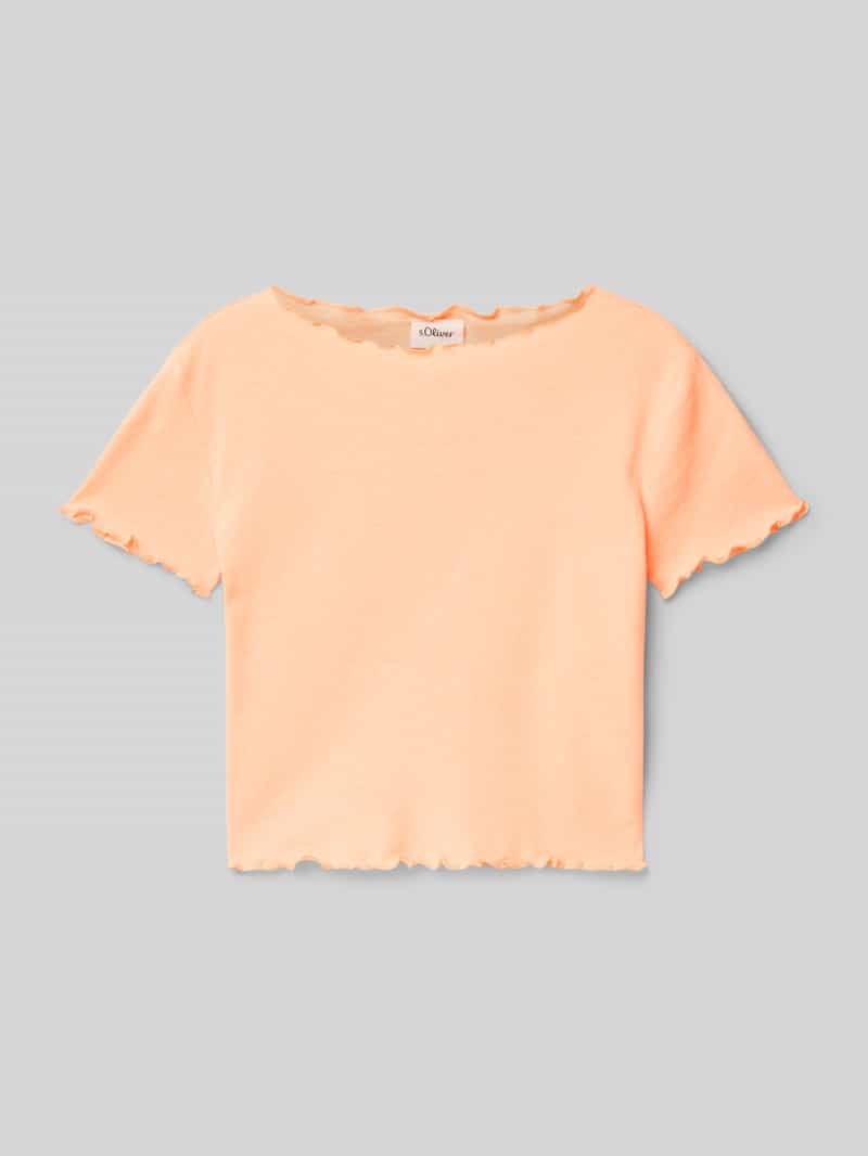 T-shirt o kroju Slim Fit z czystej bawełny