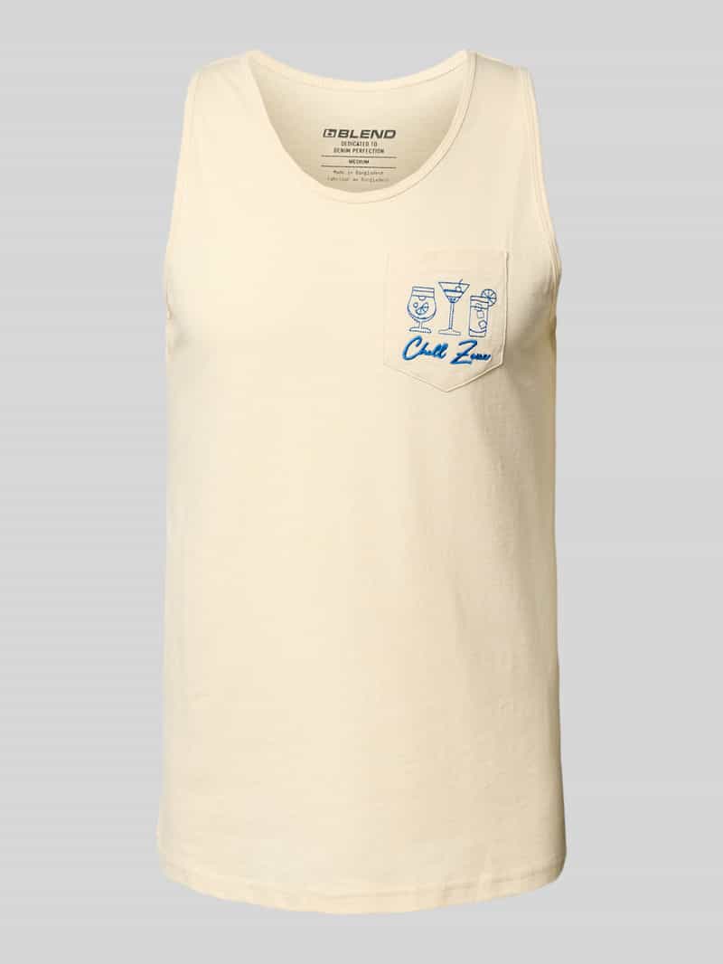 Top z kieszenią na piersi model ‘UERIK’