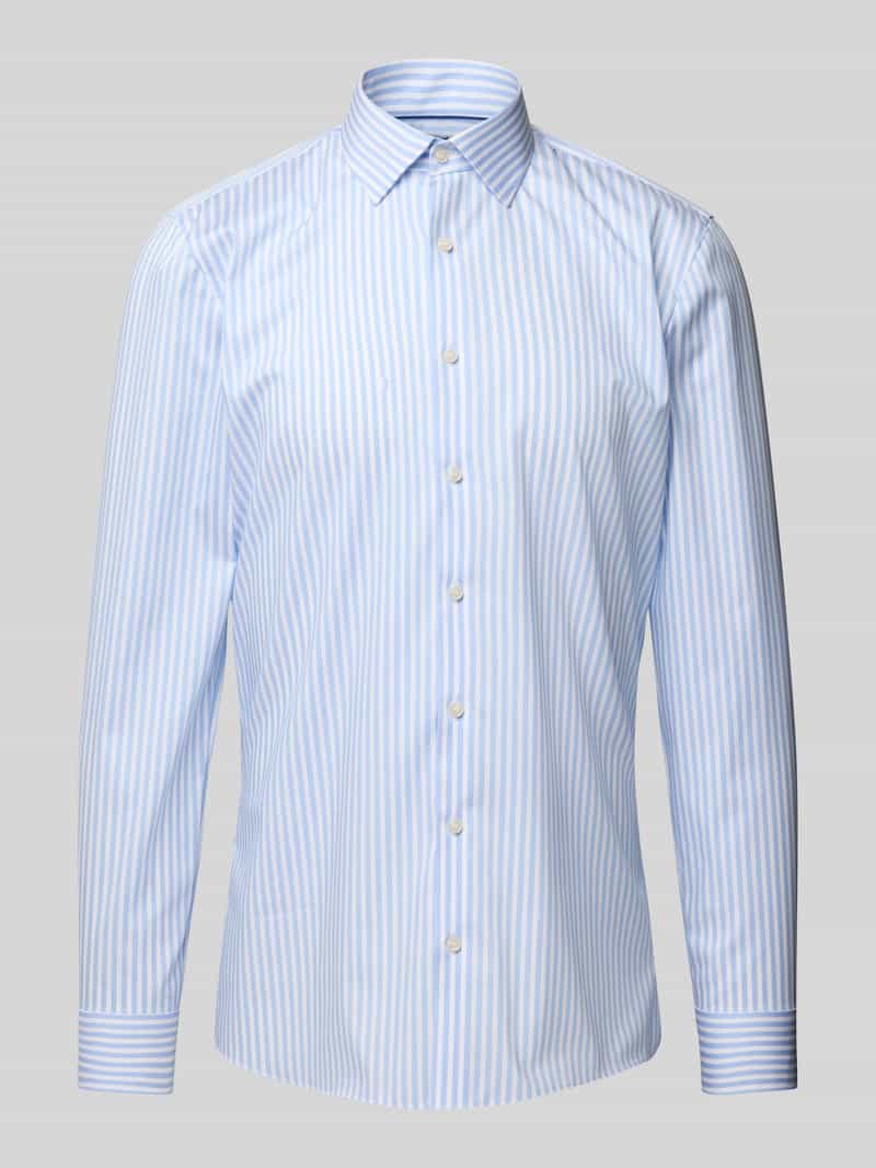 Koszula biznesowa o kroju super slim fit z listwą guzikową