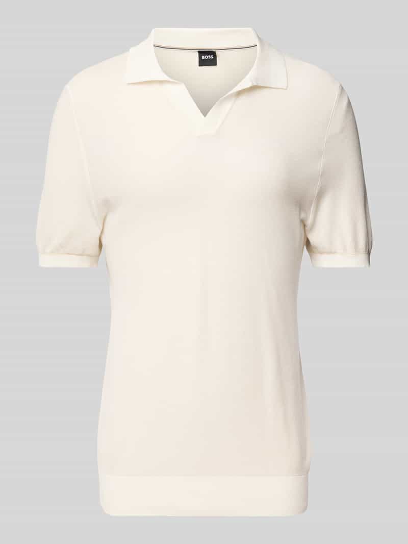Koszulka polo z dekoltem w serek model ‘Januluca’