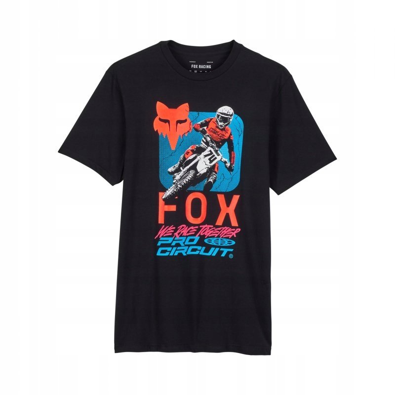 T-SHIRT FOX X PRO CIRCUIT PREM SS TEE BLACK L