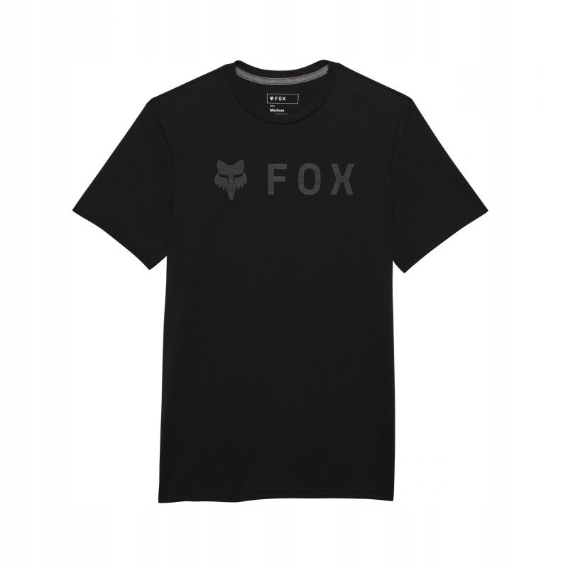 T-SHIRT FOX ABSOLUTE TECH BLACK/BLACK L