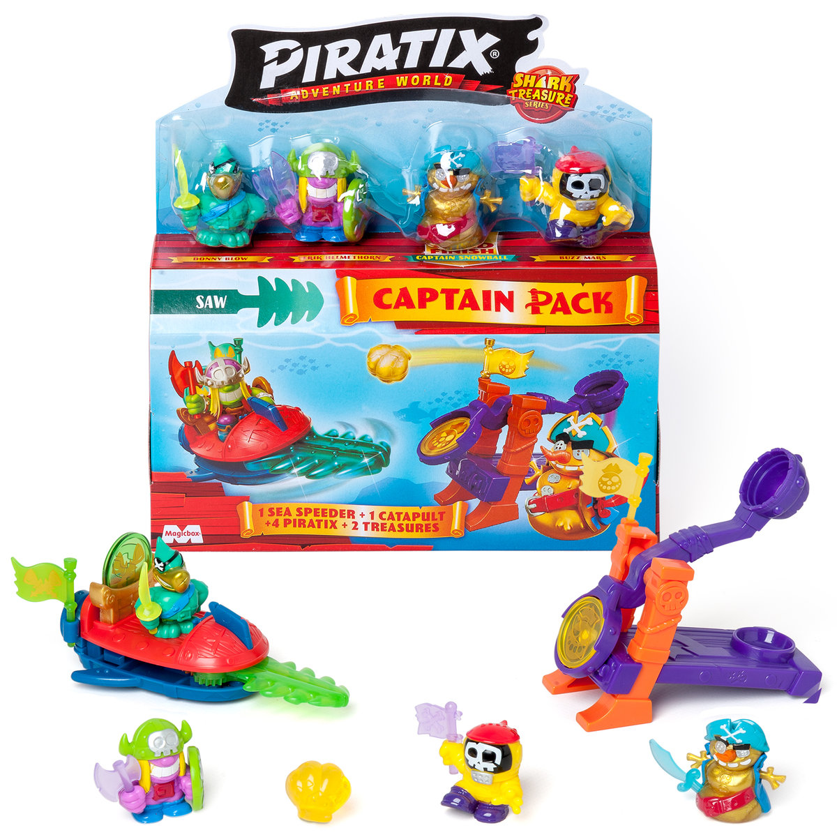 PIRATIX SHARK TREASURE - Captain Pack - 1x6 (V.0) Pack 1/6 online