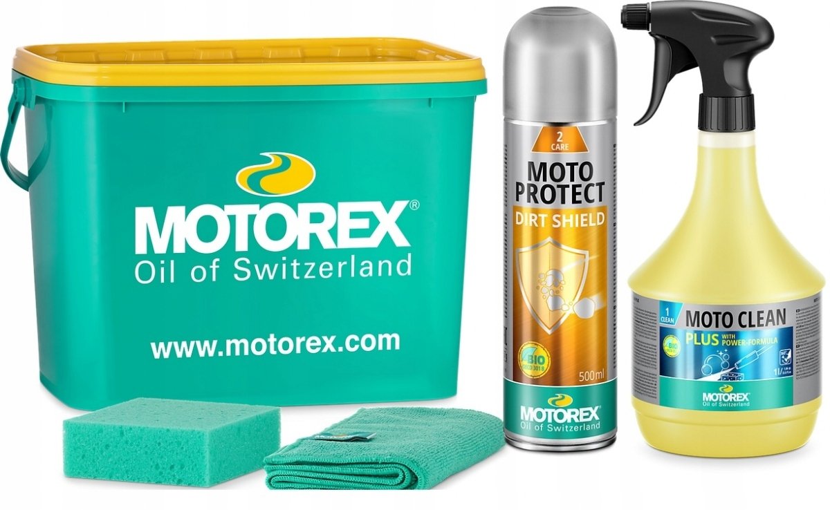 MOTOREX ZESTAW DO MYCIA I PIELĘGNACJI MOTOCYKLA
