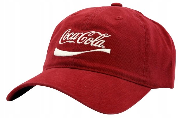 Czapka z daszkiem damska męska młodzieżowa COCA COLA Czerwona 54-59cm LOGO