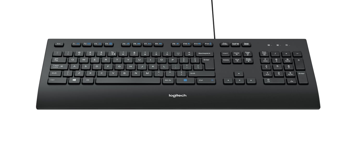 Logitech K280E Pro f/ Business klawiatura Biuro USB QWERTZ Swiss Czarny 920-005218 920-005218