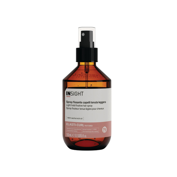 InSight Elasti-curl light hold fixative hair spray, lekko utrwalający spray do stylizacji włosów kręconych, 150ml