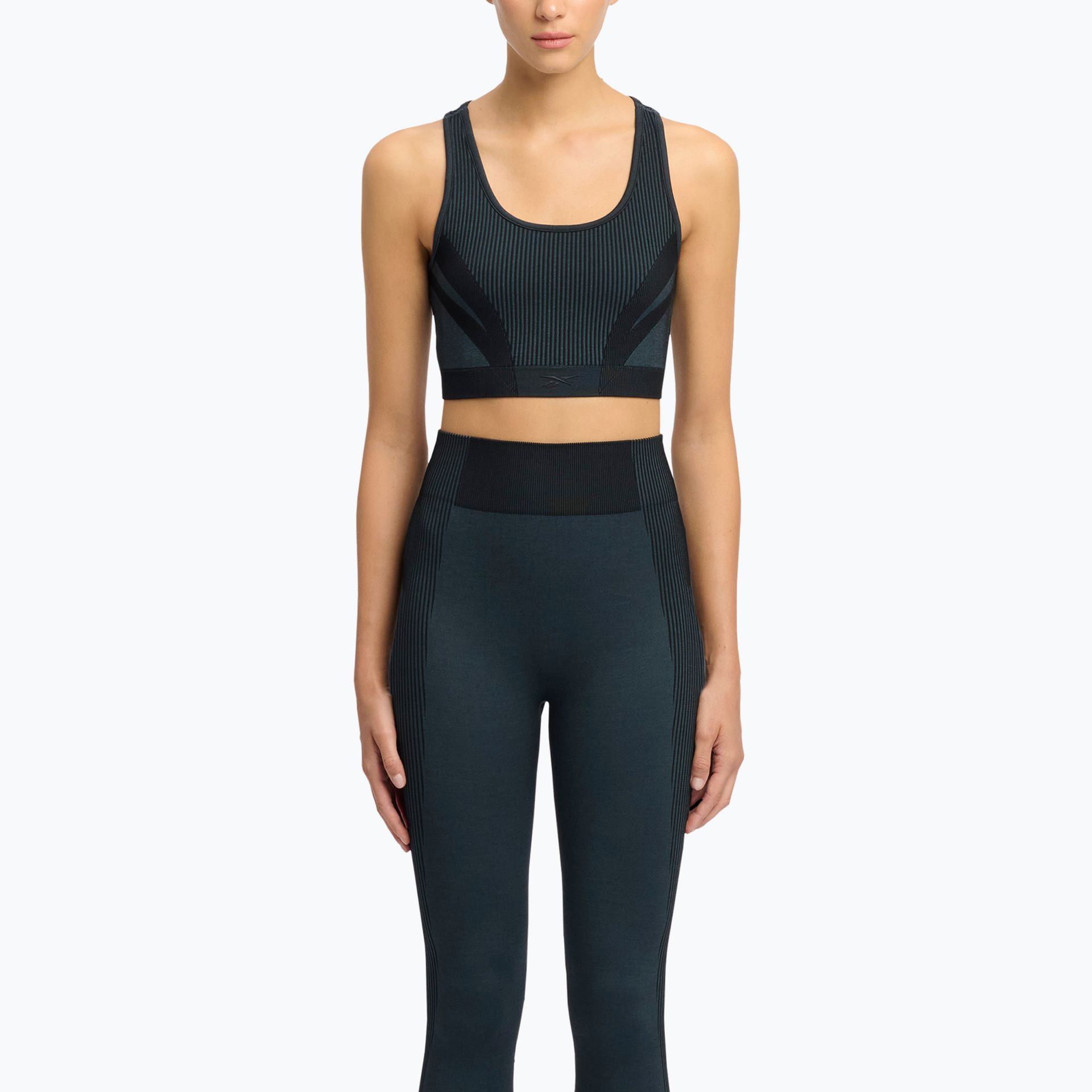 Biustonosz treningowy damski Reebok Rbk Lab Seamless black WYSYŁKA W 24H 30 DNI NA ZWROT