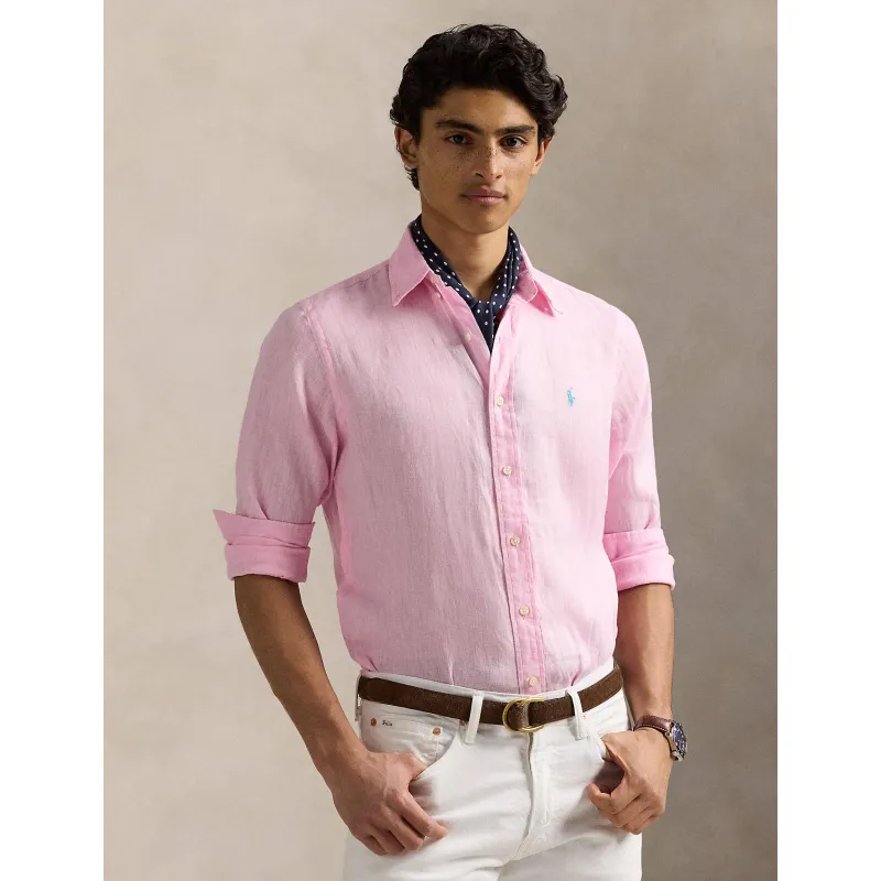 POLO RALPH LAUREN Lniana koszula | Slim Fit