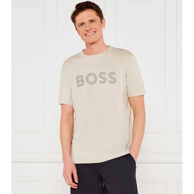 BOSS GREEN T-shirt Tee Active | Slim Fit | stretch