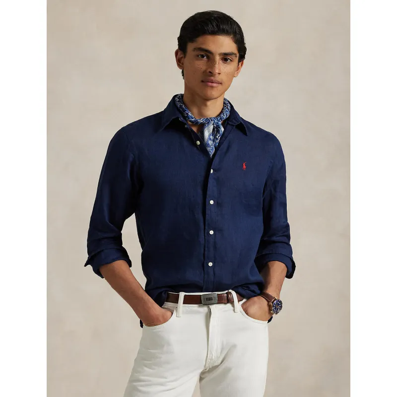 POLO RALPH LAUREN Lniana koszula Slim Fit