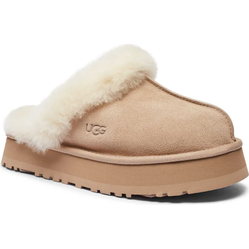 UGG Obuwie domowe DISQUETTE | shearling | zamsz