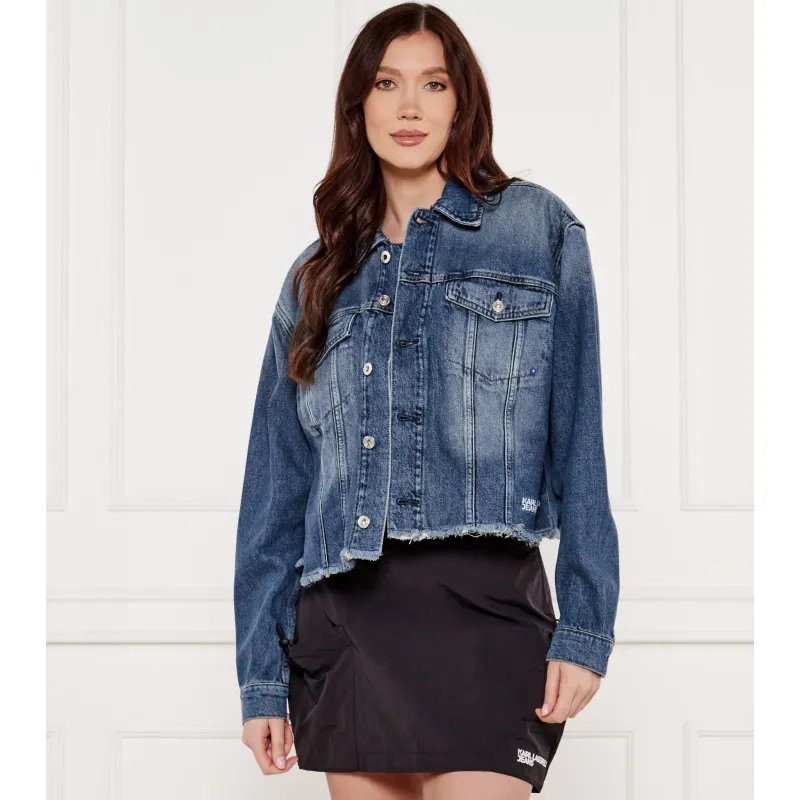 Karl Lagerfeld Jeans Jeansowa kurtka Relaxed fit