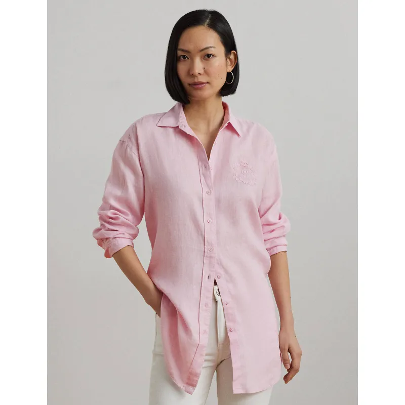 LAUREN RALPH LAUREN Lniana koszula Oversize fit
