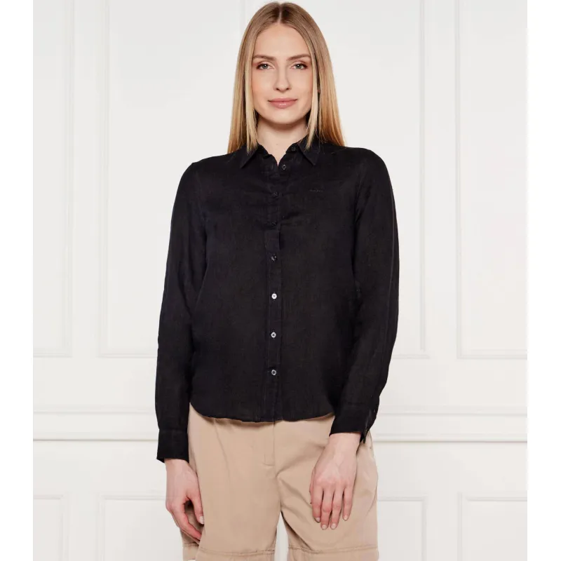 Gant Lniana koszula Regular Fit