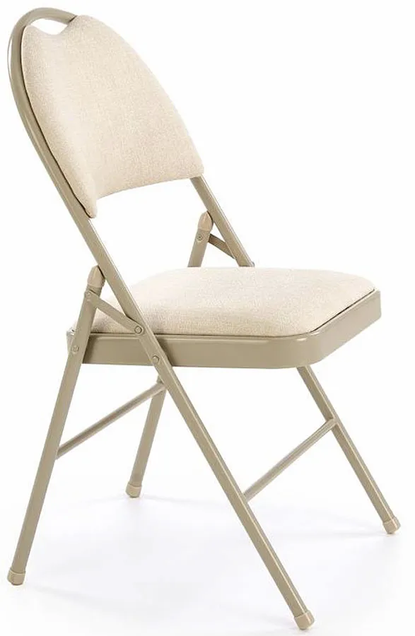 Elior Składane beżowe krzesło G9-D74