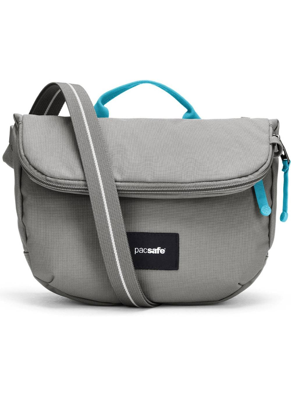 Torba antykradzieżowa z klapą Pacsafe GO Saddle Crossbody - stone