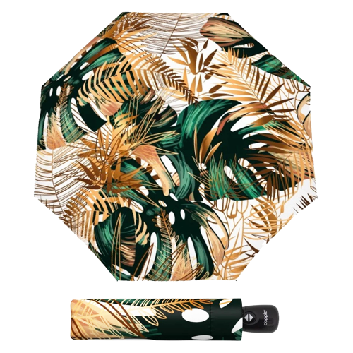 Parasol damski Doppler Imperial Precious automatyczny składany wzór roślinny