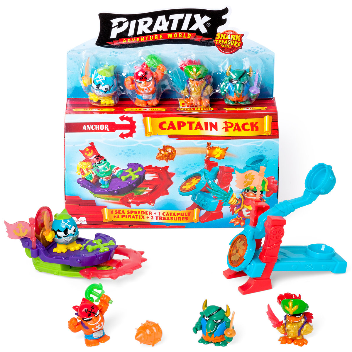 PIRATIX SHARK TREASURE - Captain Pack - 1x6 (V.0) Pack 5/6 online