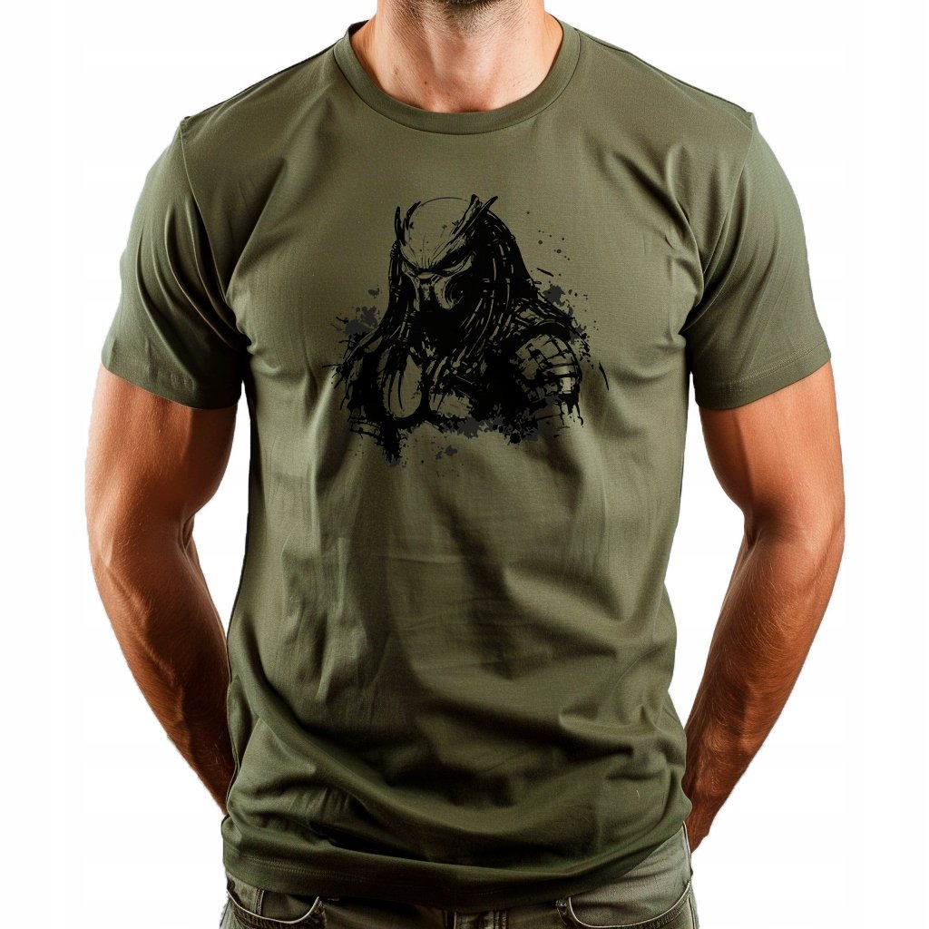 Koszulka T-Shirt ''Predator'' Bawełna L