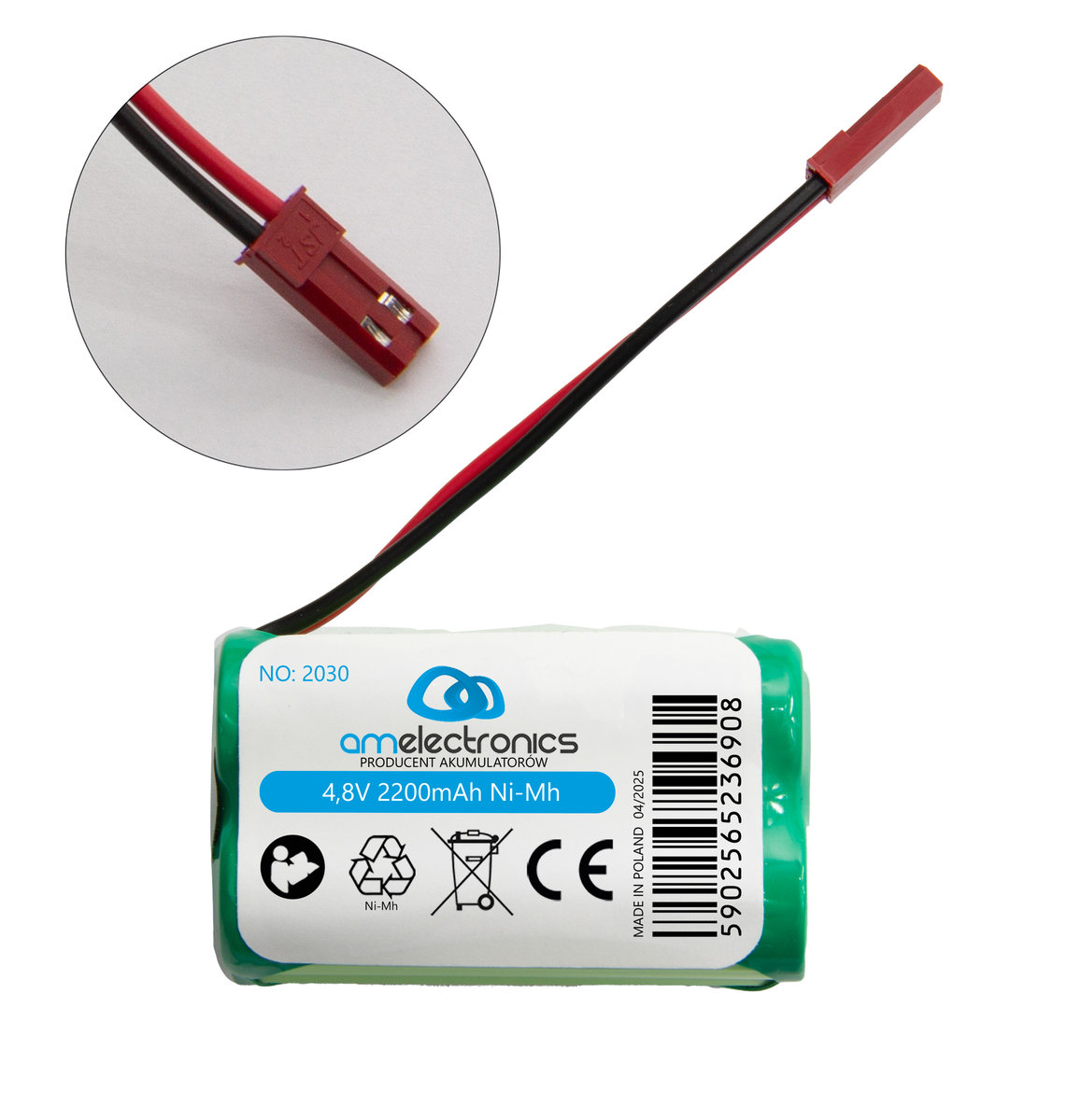 Akumulator R/C 4,8V 2200mAh Ni-MH wtyk SYP-2P