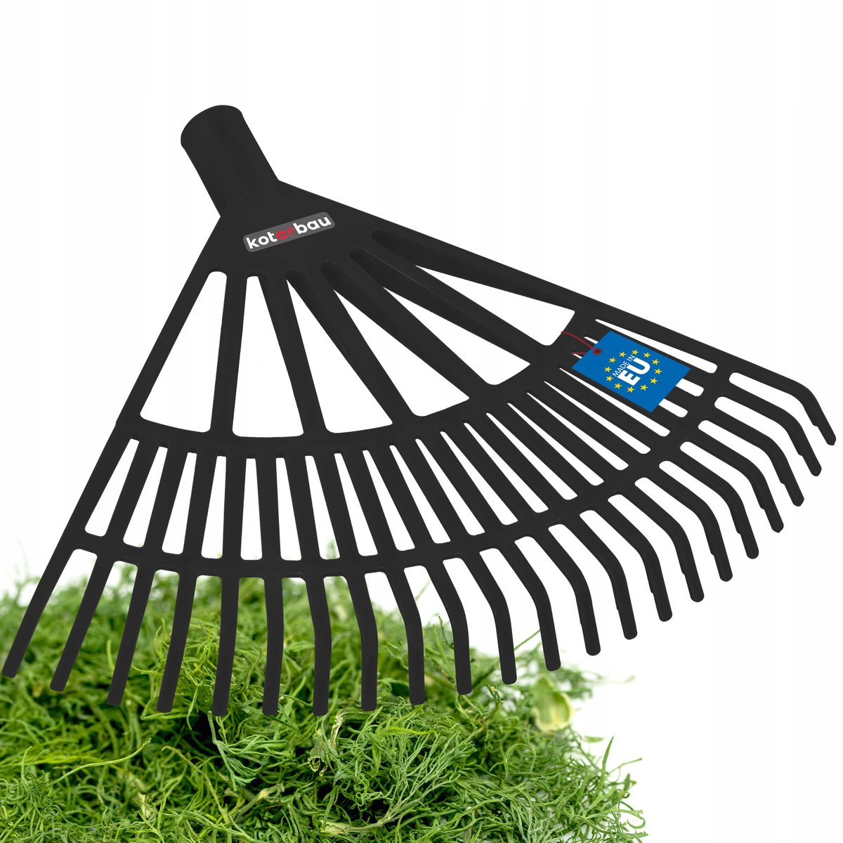 GRABIE GRABKI OGRODOWE PLASTIKOWE 44cm WACHLARZOWE DO LIŚCI TRAWY GRABIENIA