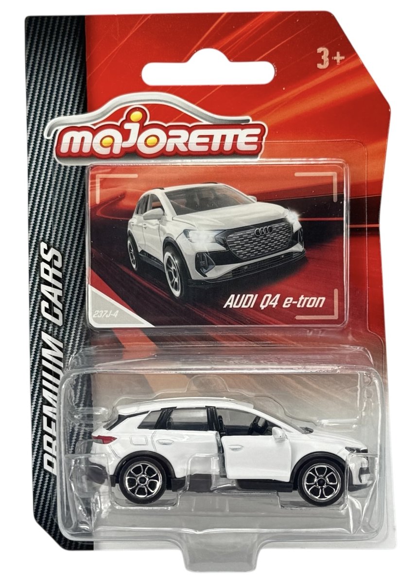 MAJORETTE PREMIUM AUDI Q4 e-tron BIAŁY 237J-4 1:62