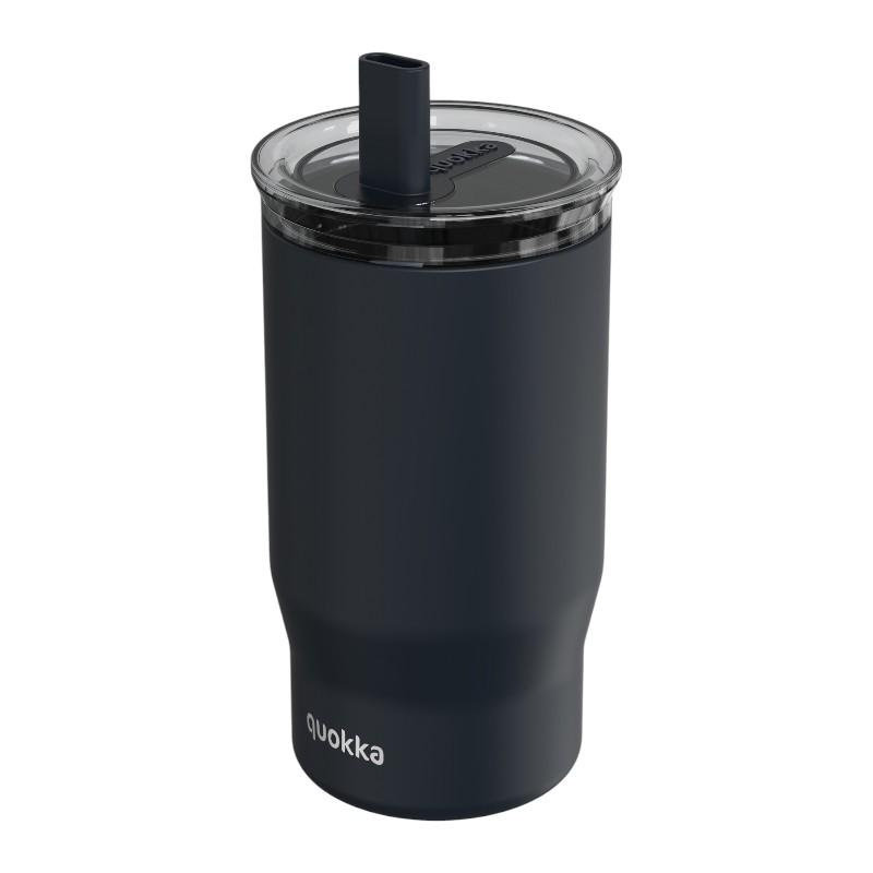 Kubek Termiczny ze Słomką Quokka, Stalowy, na Herbatę, Kawę, Podróż, 720ml