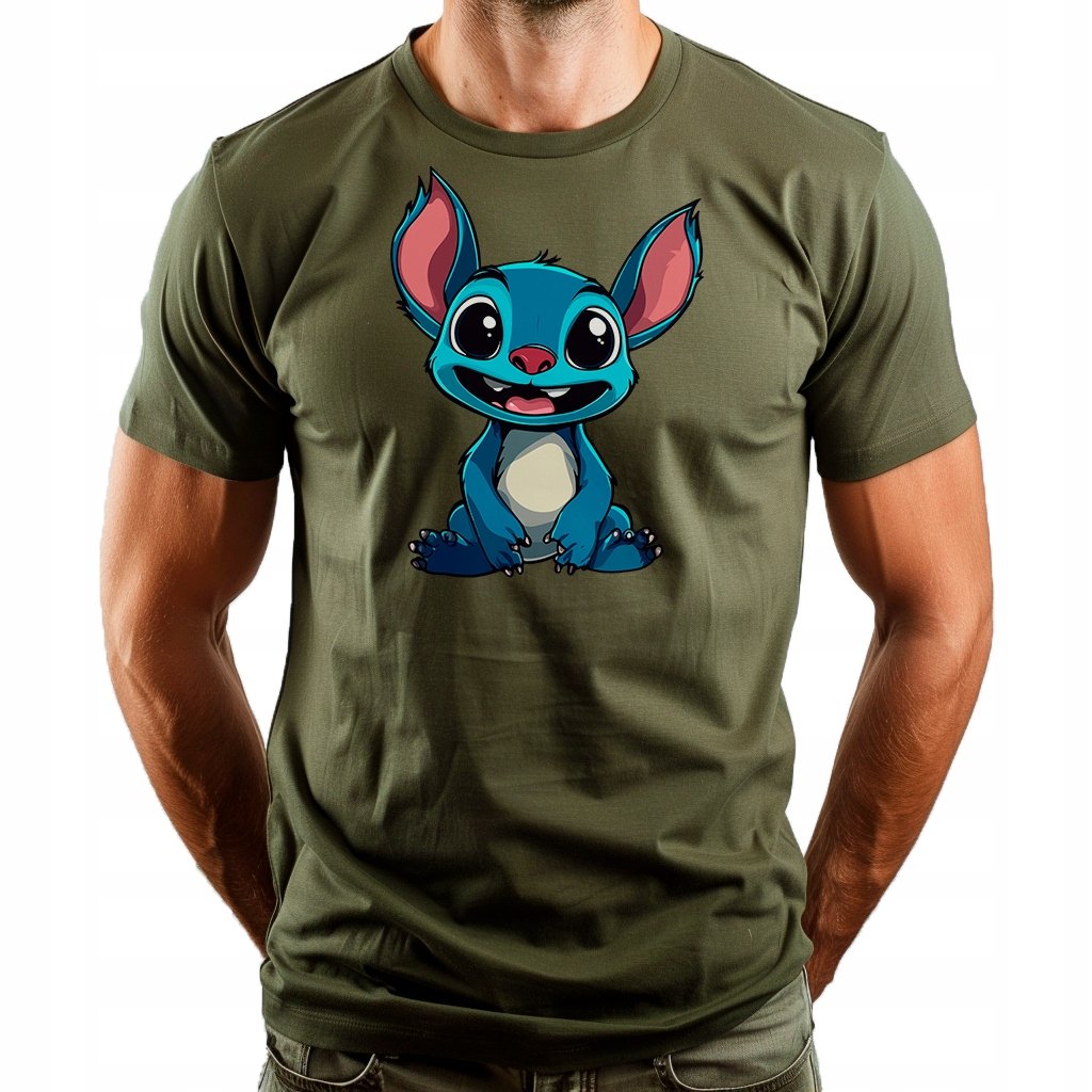 Nowoczesna Koszulka T-Shirt ''Baby Stitch'' Bawełna L