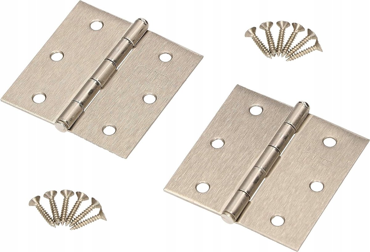 2X ZAWIAS SPLATANY UNIWERSALNY 65MM MEBLOWY NIKIEL