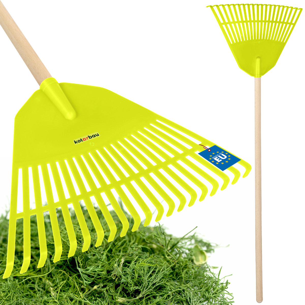 GRABIE OGRODOWE PLASTIK 45cm GRABKI WACHLARZOWE LIŚCI TRAWY GRABIENIA TRZON