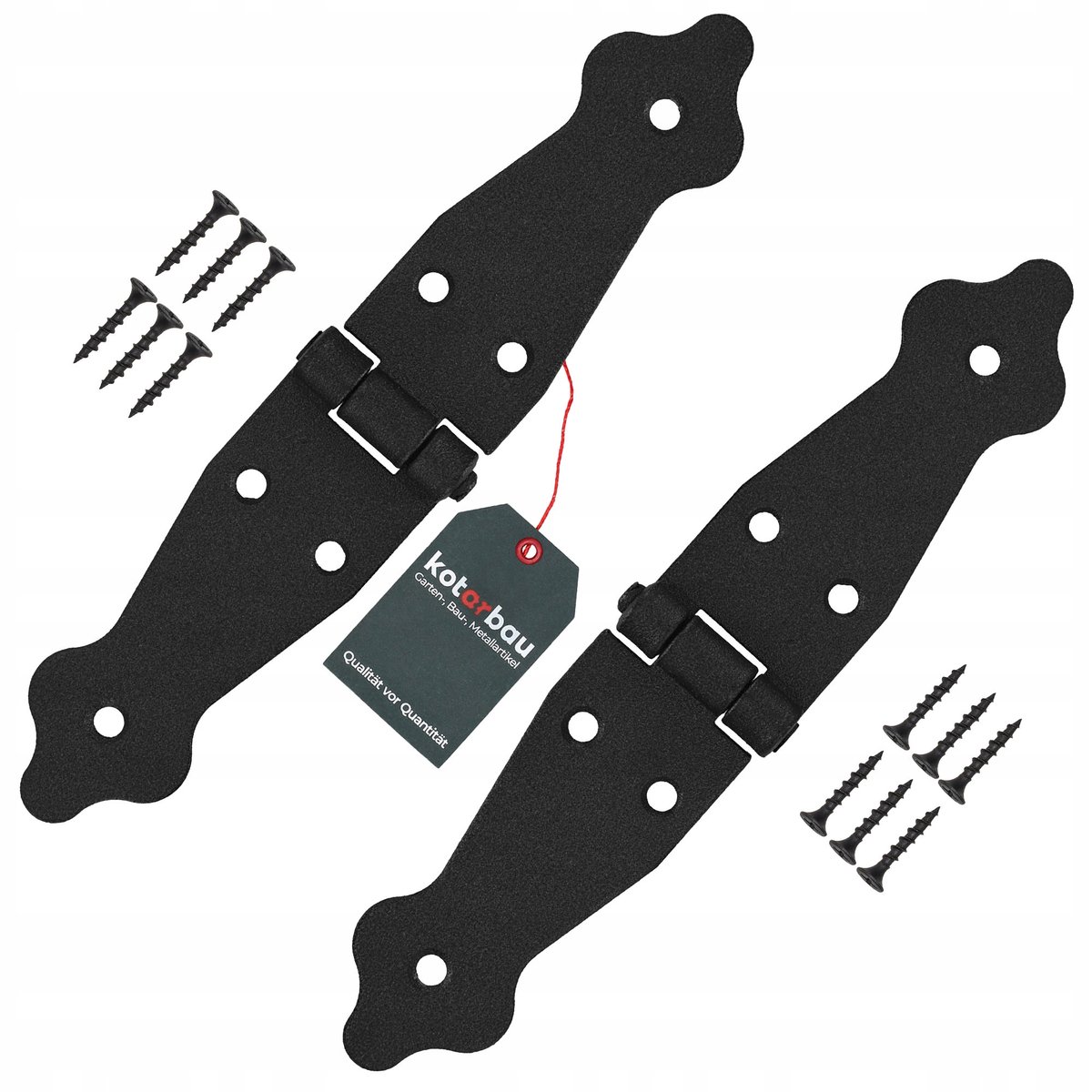 2x ZAWIAS OZDOBNY OKIENNIC ALTAN BUDOWLANY DRZWI 100x100x35mm CZARNY SKRZYŃ