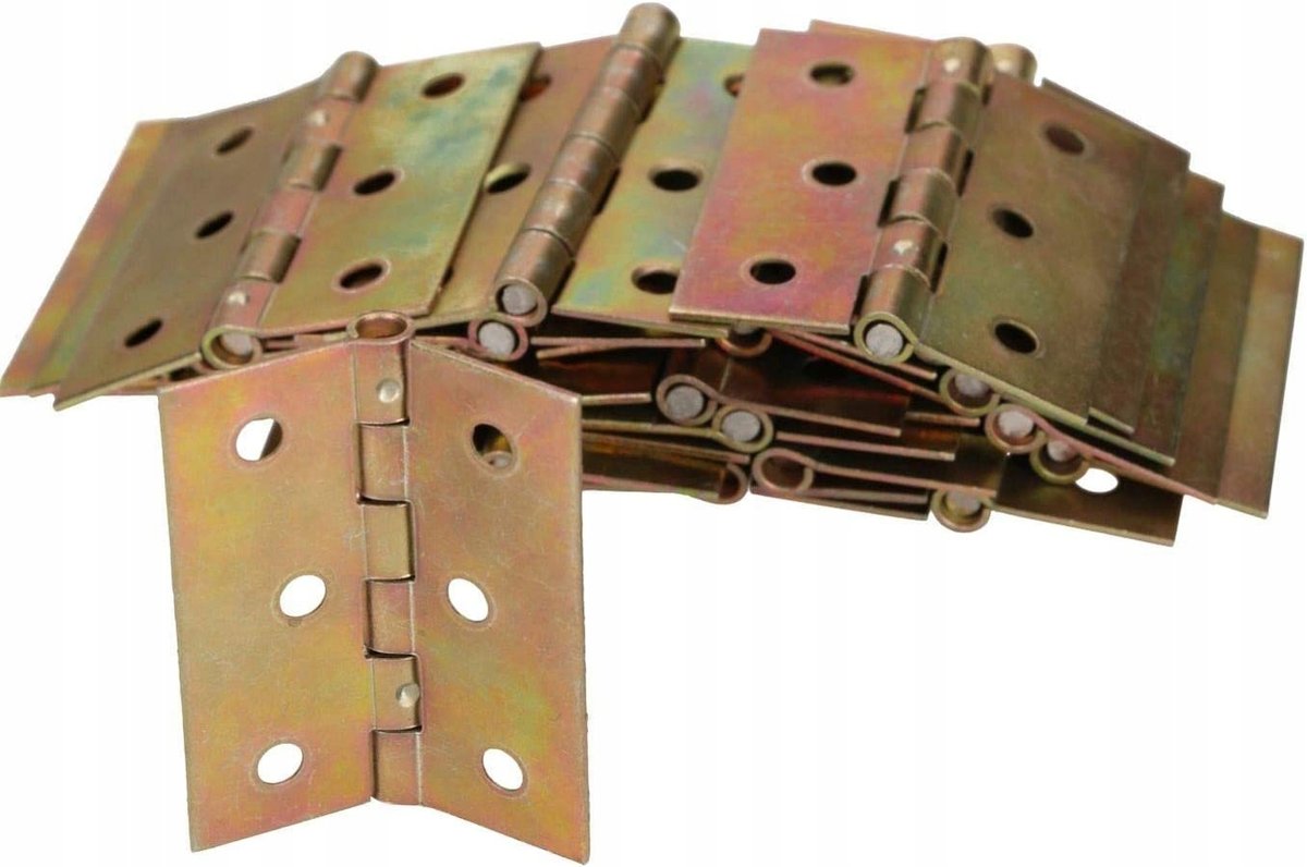 100X ZAWIAS SPLATANY MEBLOWY METALOWY 50X40 DRZWI