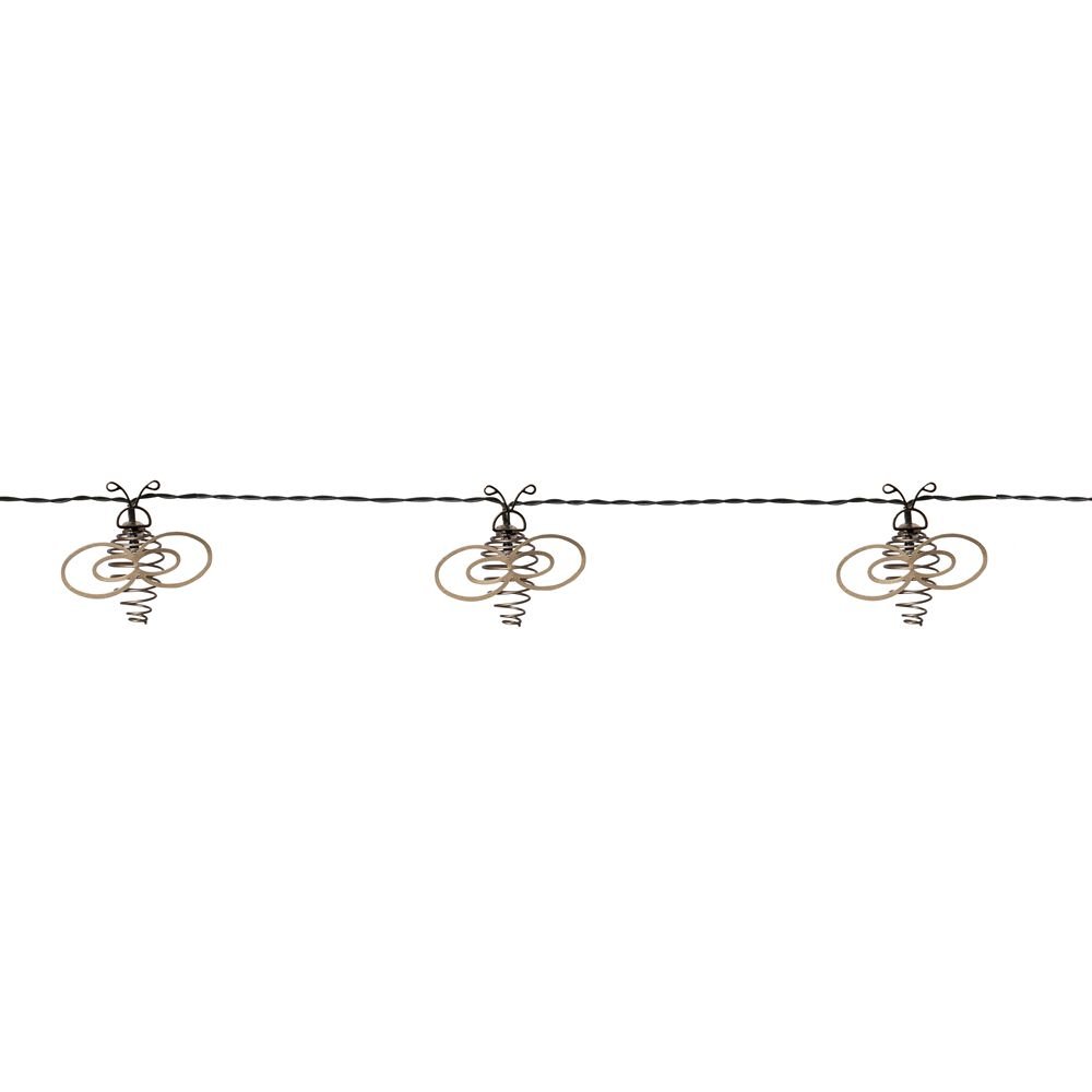 Łańcuch solarny ogrodowy 8 metalowych owadów LED WINGS