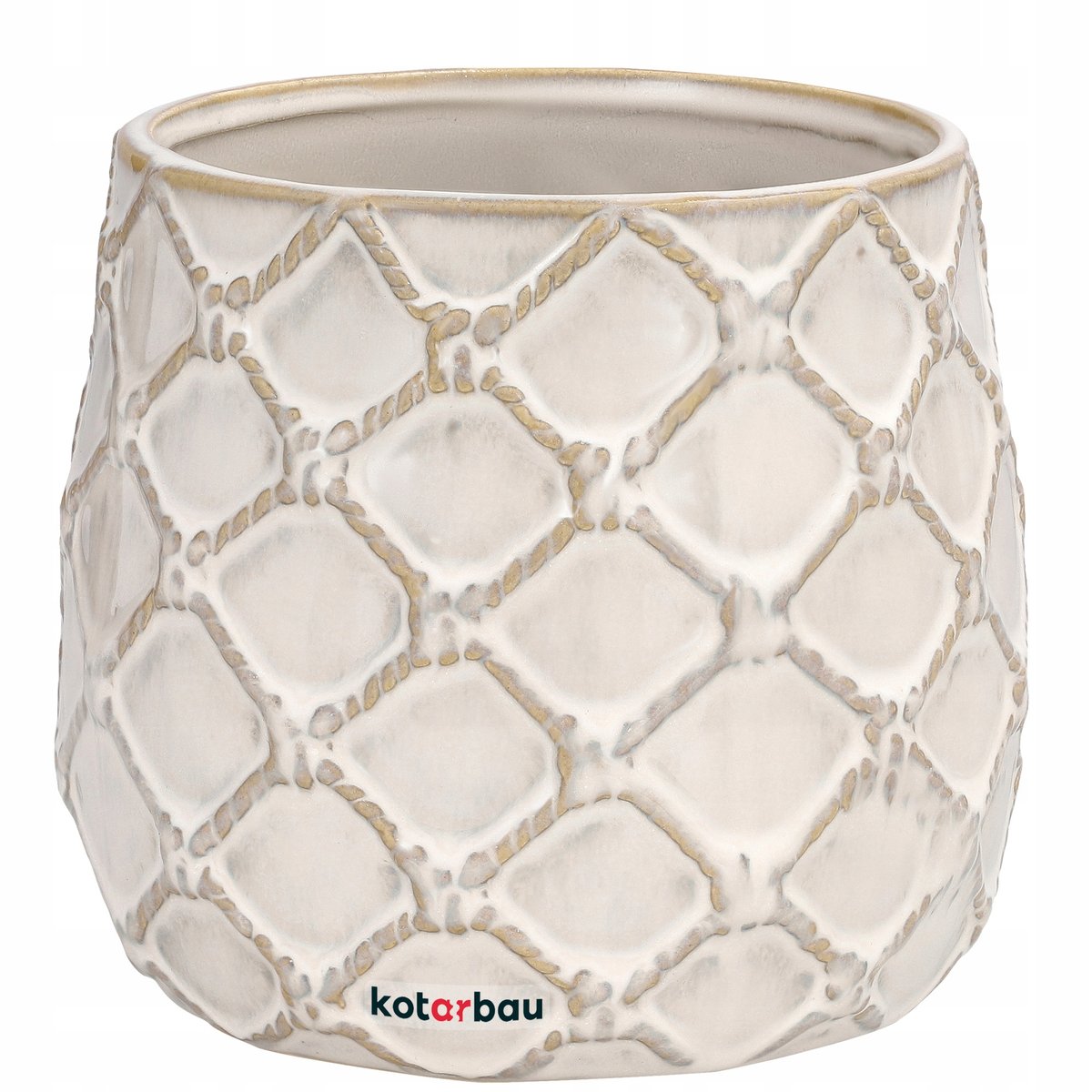 DONICZKA ANANAS FI 125 DONICA OSŁONKA CERAMICZNA CERAMIKA OZDOBA NA KWIATY