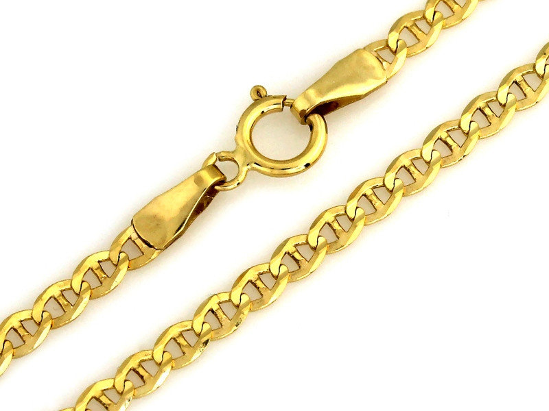 Łańcuszek złoty 585 elegancki splot Guci Marina 1.8mm s