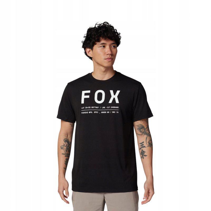 T-SHIRT FOX NON STOP TECH BLACK XL