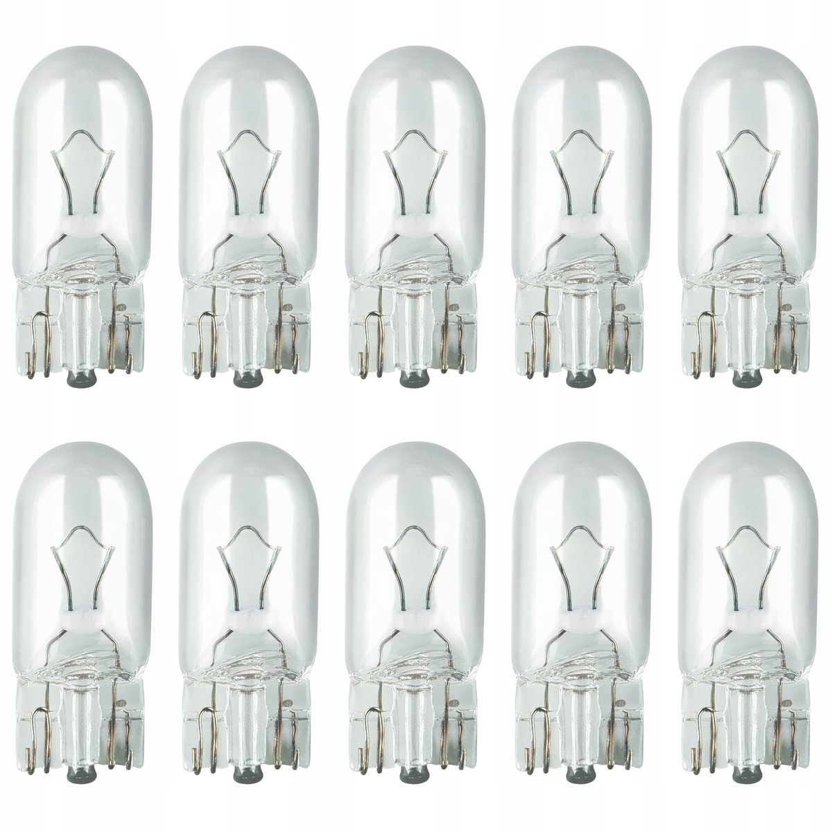 10x ŻARÓWKA W5W 12V BIAŁA ŚWIATŁA POZYCYJNE POSTOJOWE HOMOLOGACJA ECE E8