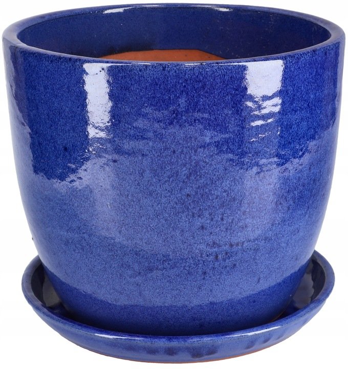 DONICA DONICZKA Z PODSTAWKĄ FI 31 CM OSŁONKA OGRODOWA CERAMICZNA NA KWIATY