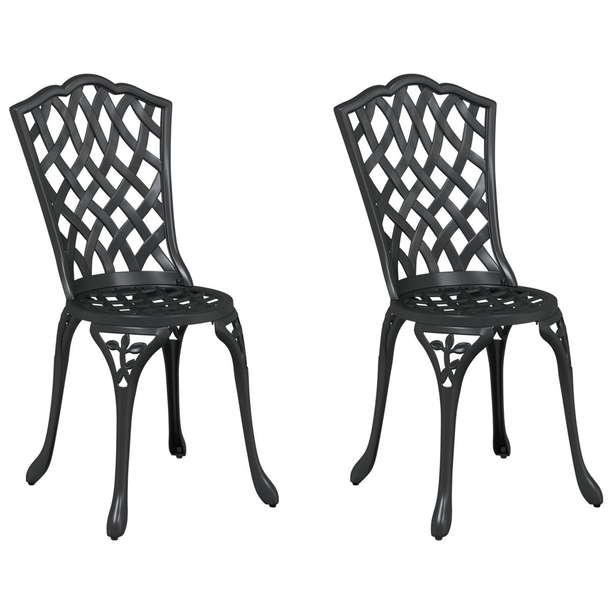vidaXL Czarny Aluminium Standard Oddychająca konstrukcja