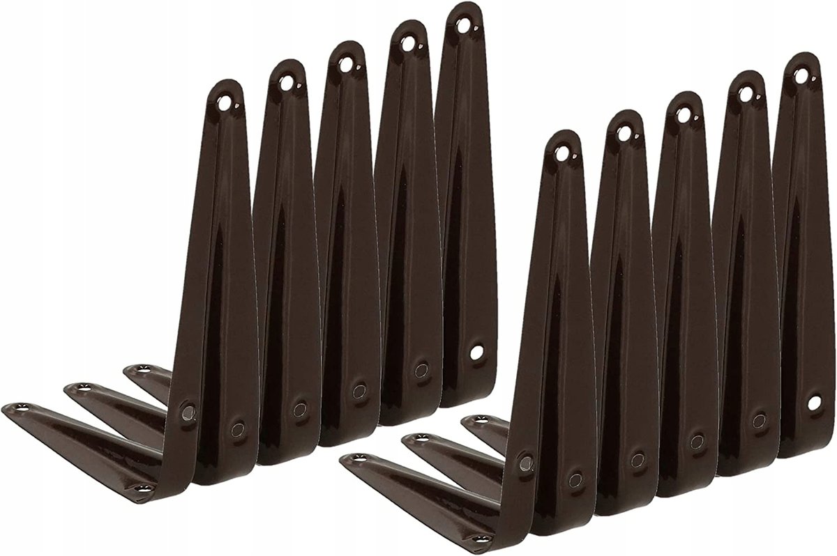 KĄTOWNIK POD PÓŁKĘ 10X WSPORNIK PODPÓRKA 10X7,5CM